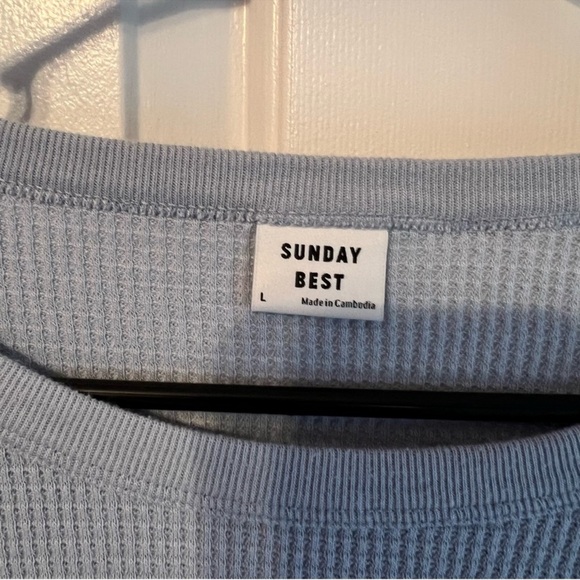 Sunday Best Waffle Tee - Picture 2 of 3